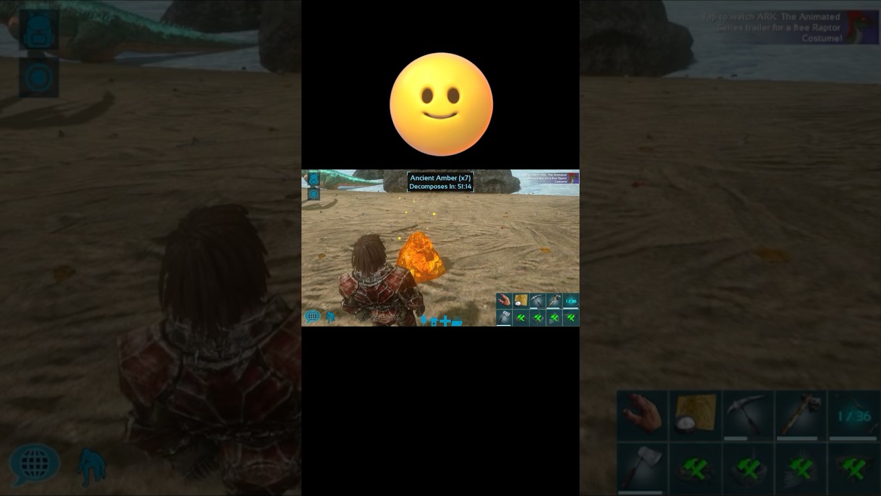How To Find Ancient Amber In Ark-mobile #arkmobile #arksurvivalevolved