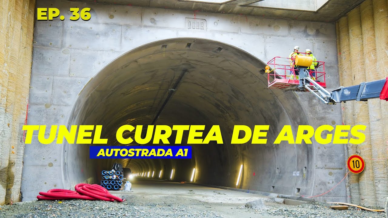 AUTOSTRADA A1 Tunel Curtea de Argeș Ep. 36 | Lucrări instalații și portal 06.02.2026