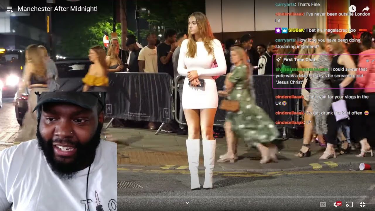 CHICAGO DUDES REACTION TO CITY LIFE -  MANCHESTER AFTER MIDNIGHT