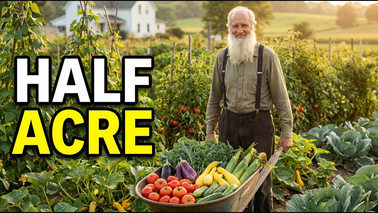 How One Amish Family Grows Everything They Eat on Half an Acre
