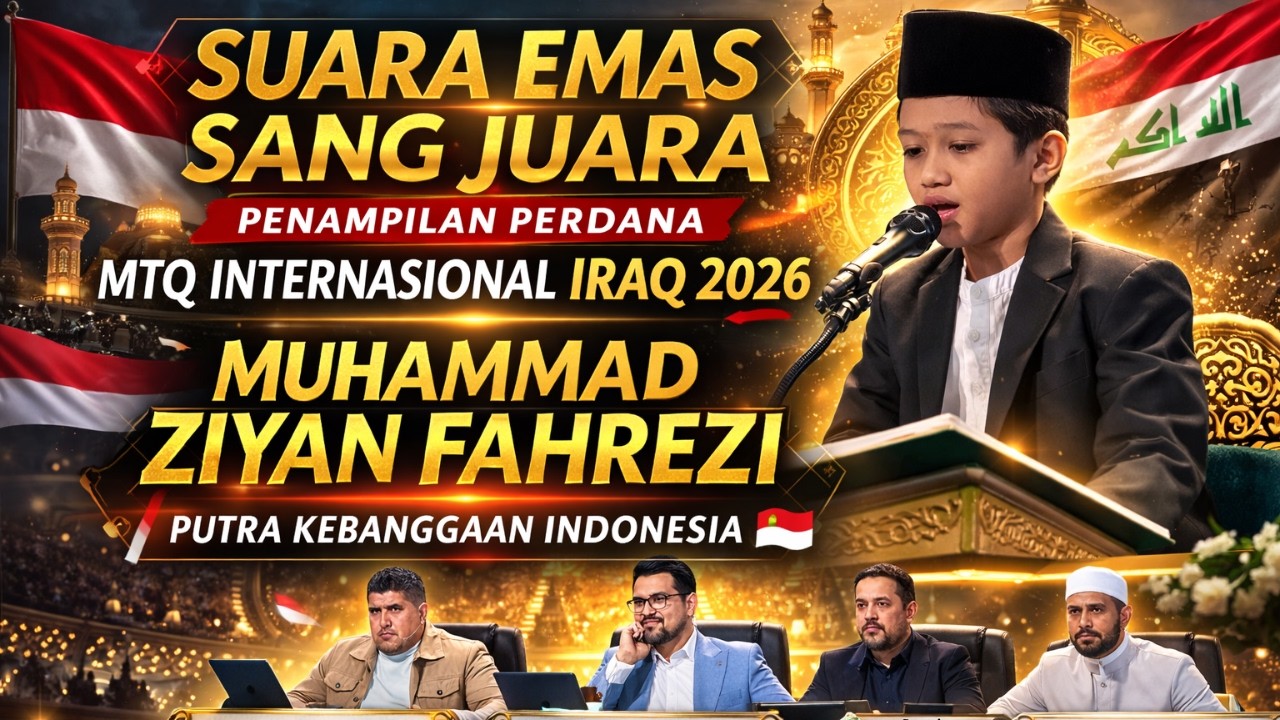 FULL PENAMPILAN YANG DI TUNGGU MUHAMMAD ZIAN FAHREZI MTQ INTERNASIONAL IRAQ 2026 - VIDEO REACTION