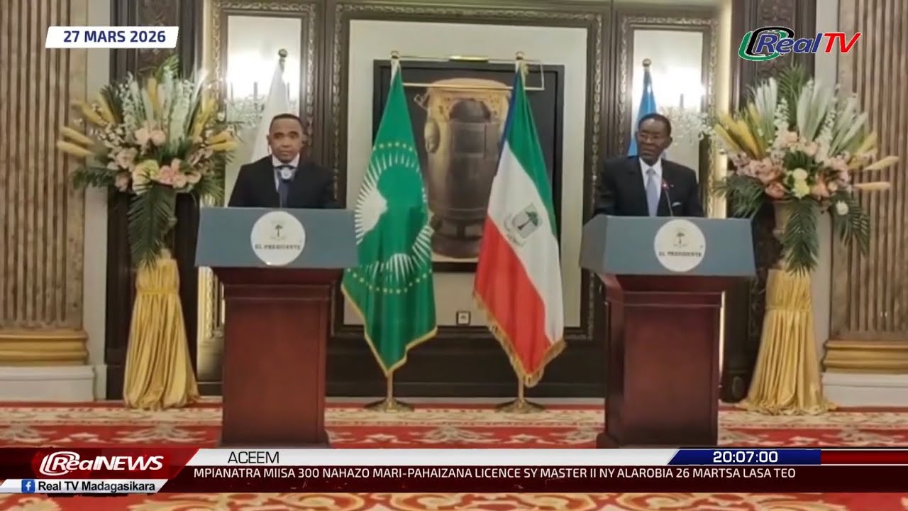 REAL NEWS / NY #VAOVAO MARINA MIVANTANA 27 MARTSA 2026. #Madagascar 