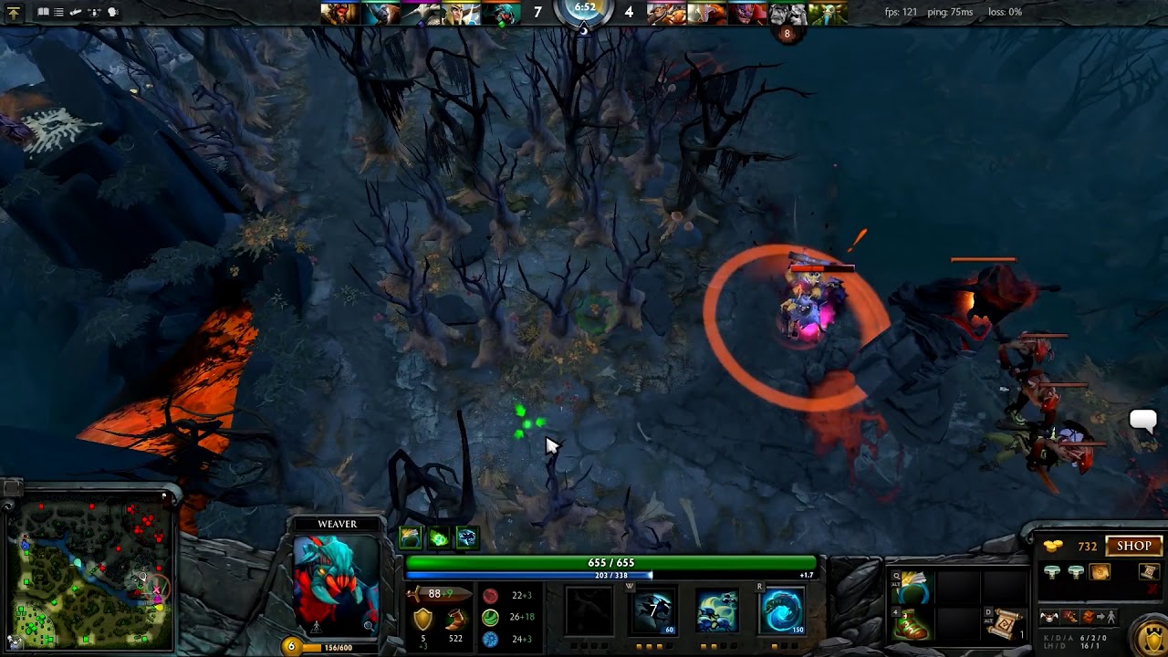 Dota 2 CHI LONG QUA Plays Weaver - Positive Mental Attitude