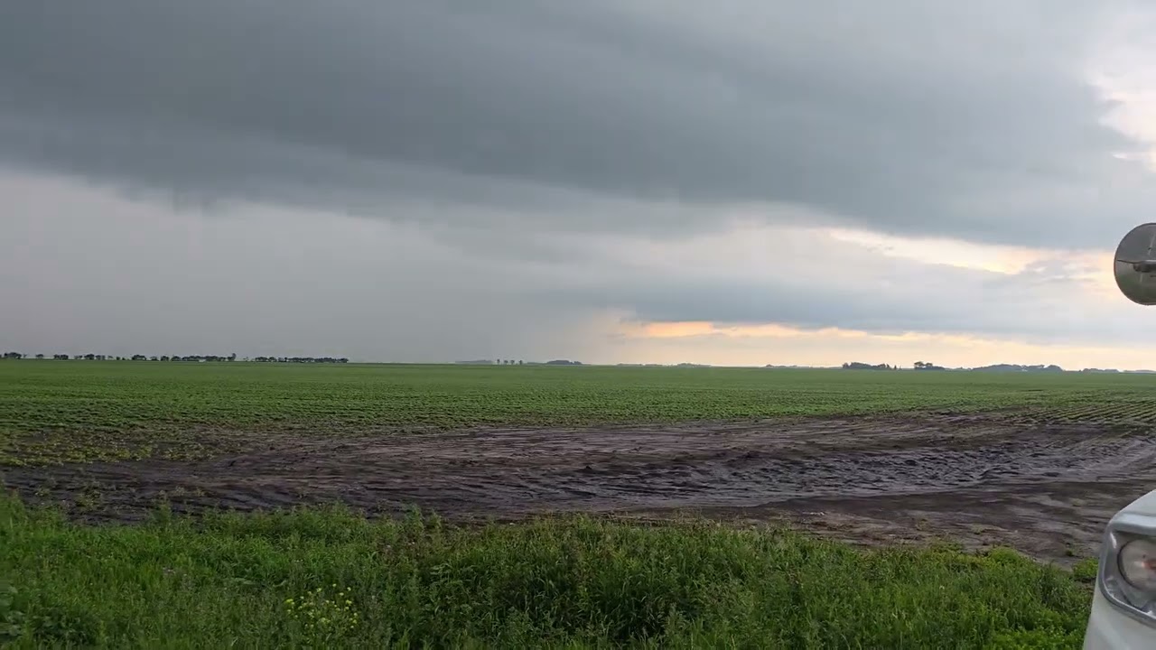 Storm Cell Footage (8k) - East of EGF, Mn (July 7th, 2025)