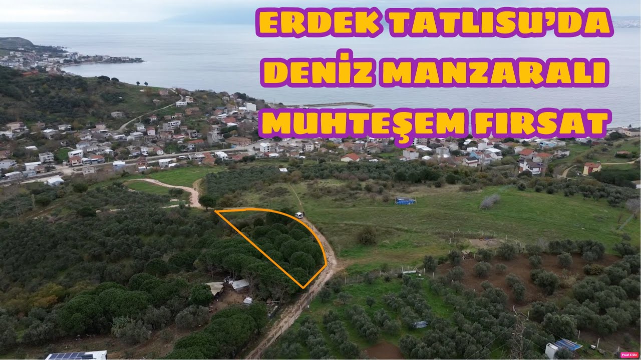 ERDEK TATLISU’DA DENİZ MANZARALI MUHTEŞEM FIRSAT🚨