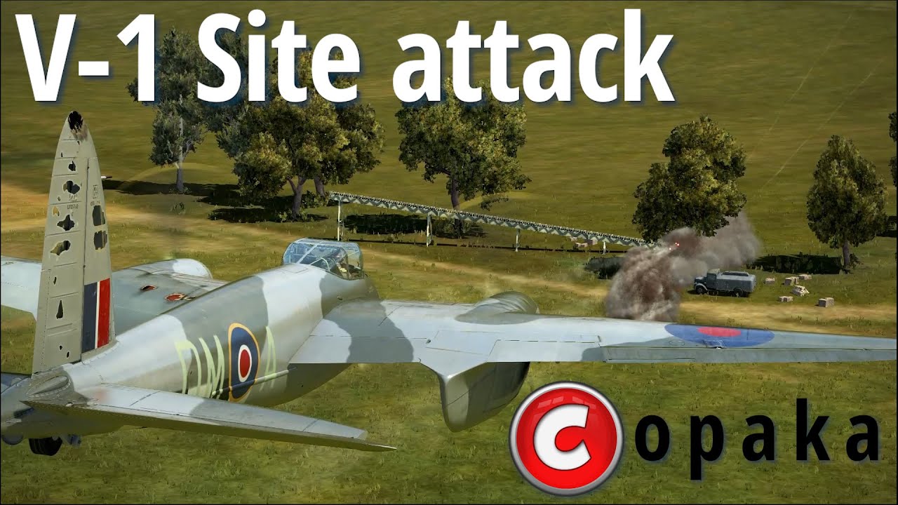 il-2 Battle of Normandy | V-1 Site Attack | Mosquito Squadron