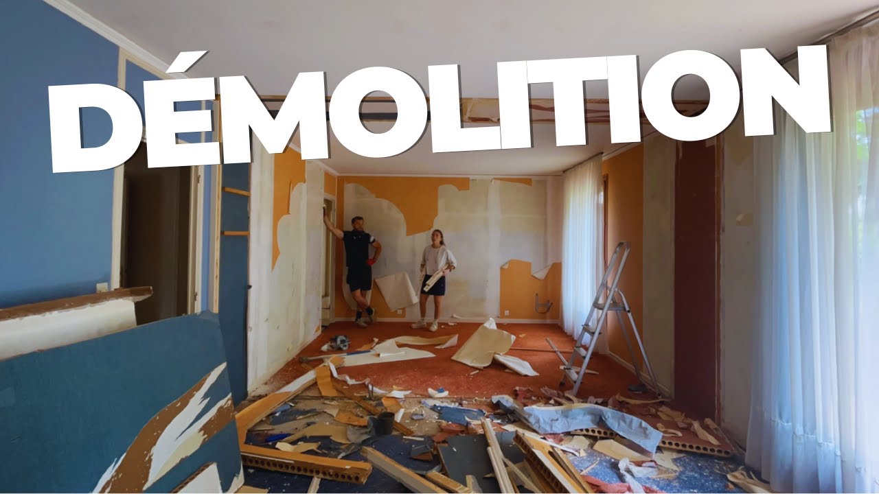 ON A TOUT CASSÉ DANS CETTE MAISON | Démolition avant transformation (Épisode 2)