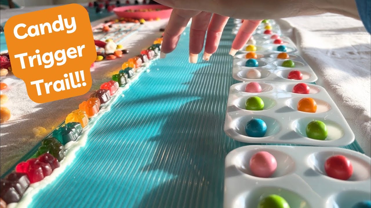 ASMR * Trigger Trail made of CANDY!!!
