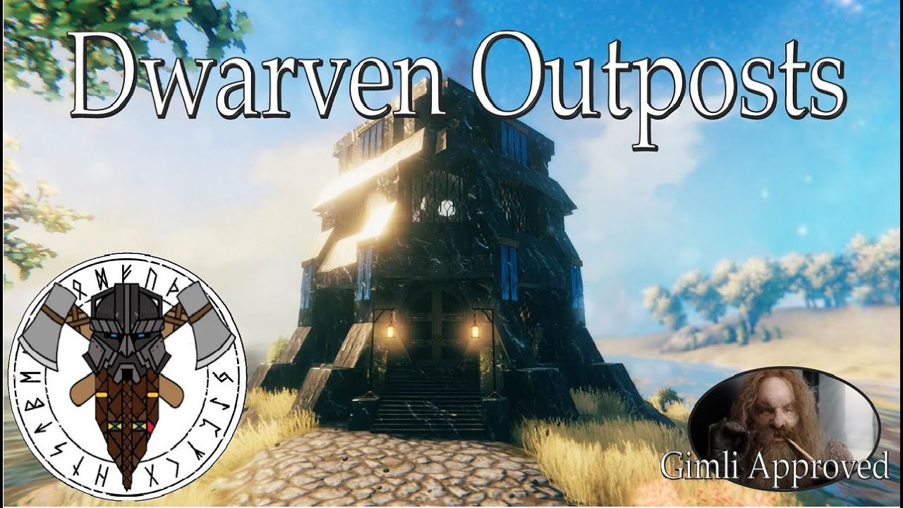 Valheim Mistlands - Dwarven outpost - how to build  (Black Marble)