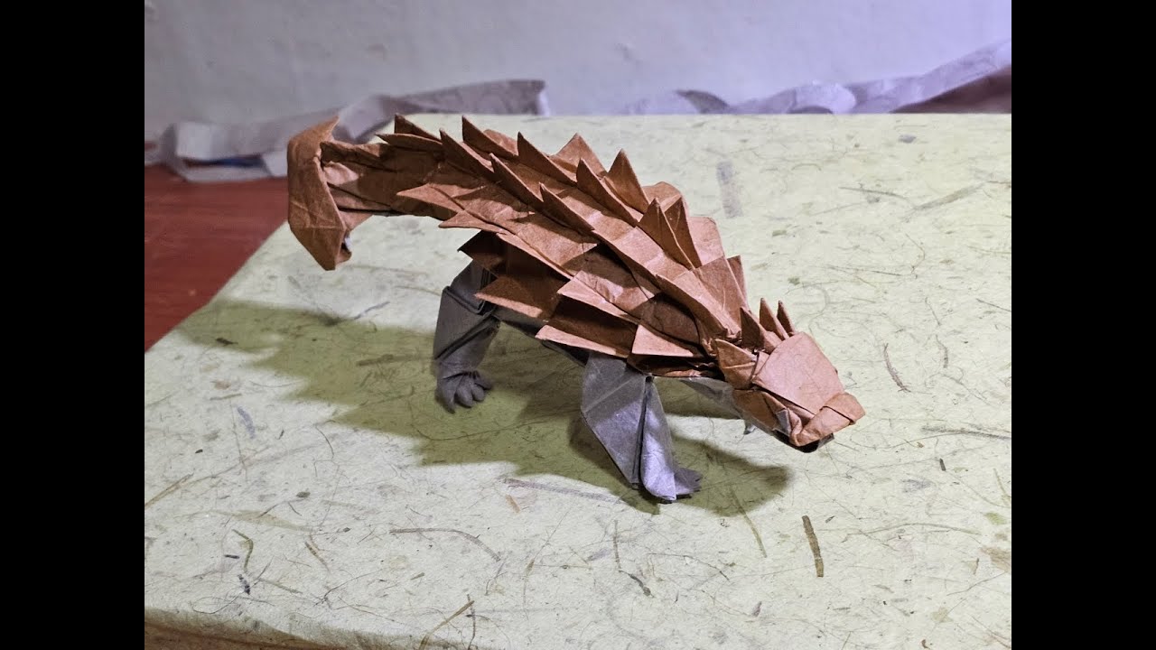 안킬로사우루스 접기1(Ankylosaurus Origami1)