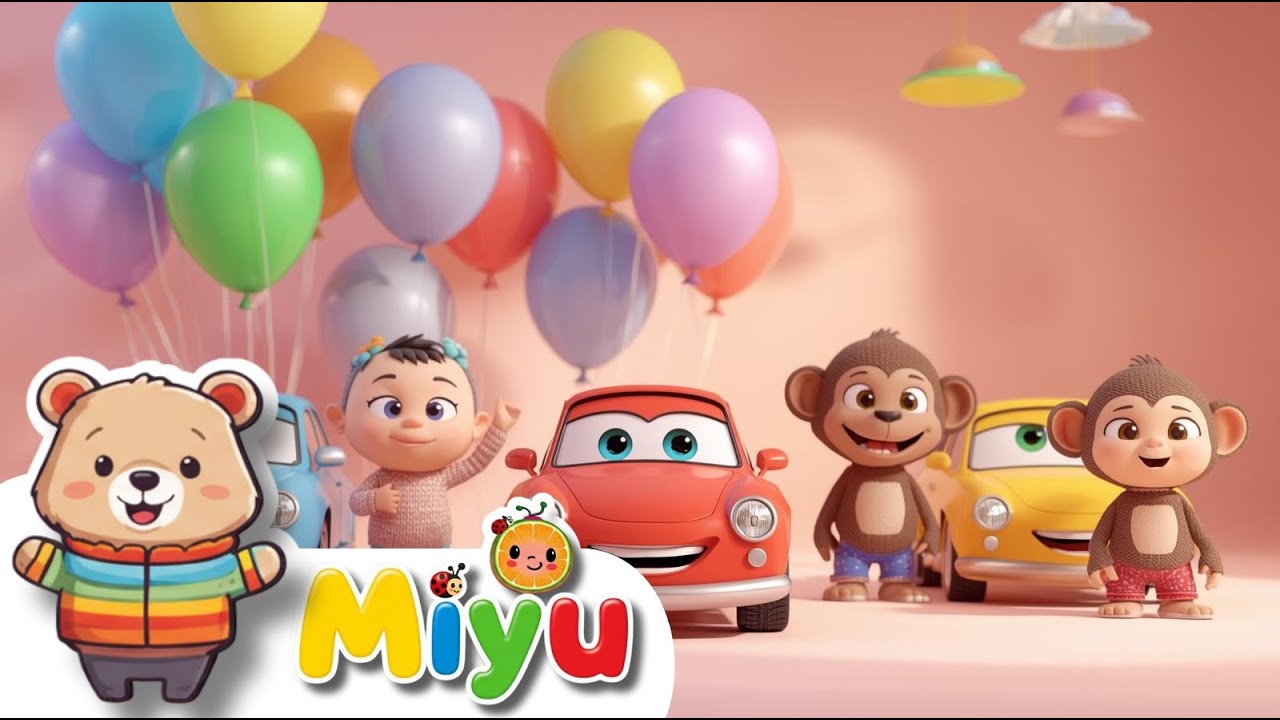 🎵✨ Impara le Parti del Corpo, i Colori e le Auto con Miyu - Canzoni per Bambini! 🚗🎨