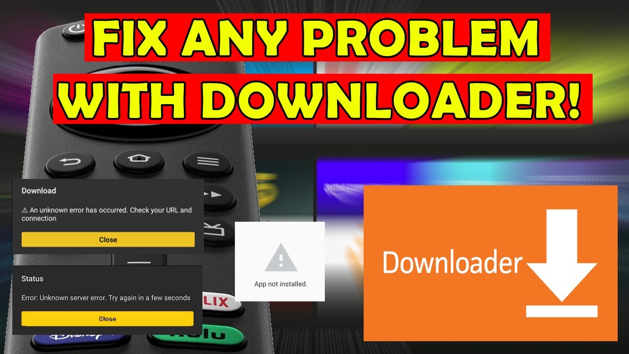 ✅ Fix ANY Problem with Downloader! ✅