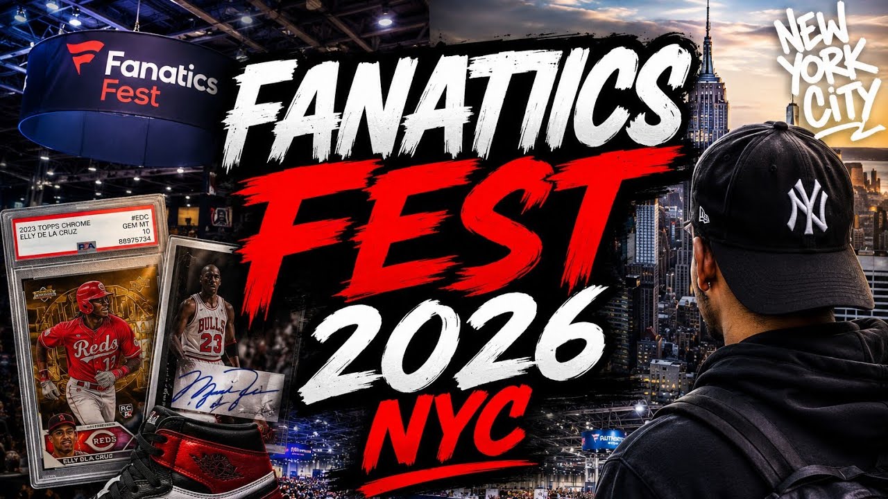Fanatics Fest 2026 NYC Was INSANE! 🤯 Celebrity Sightings & Sports Collectibles!