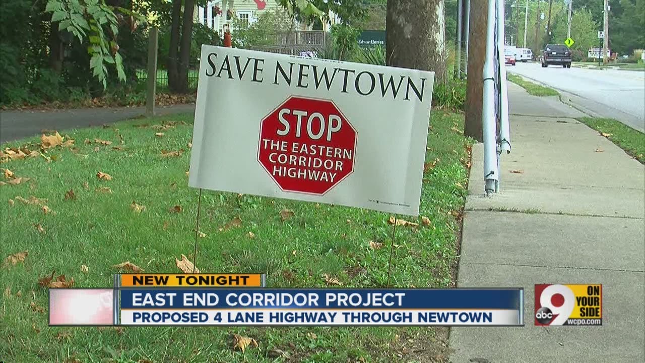 Newtown fights Eastern Corridor project