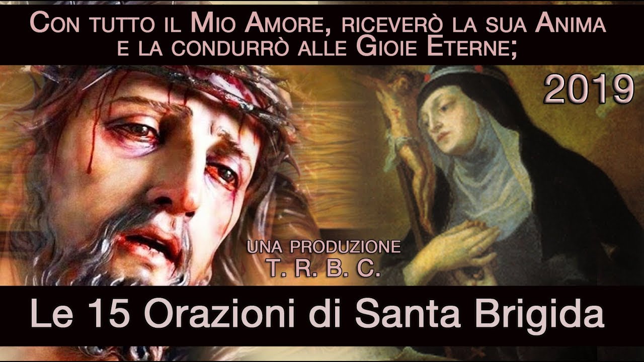 Le 15 Orazioni di SANTA BRIGIDA per 1 anno - 2019