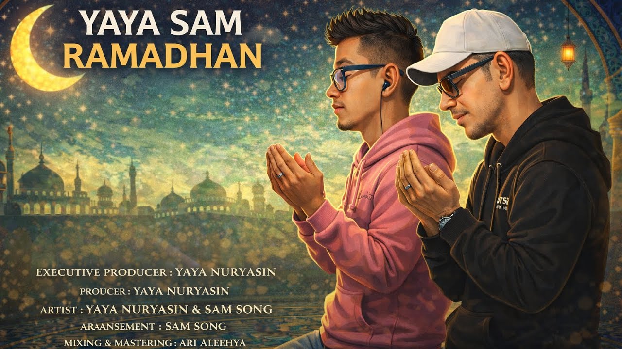 RAMADHAN - YAYA SAM ( YAYA NURYASIN & SAM SONG ) | OFFICIAL LYRIC VIDEO 