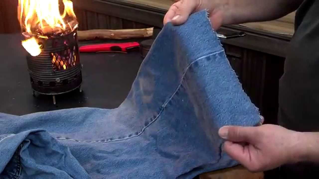 Making 200 Pieces Of Denim Char Cloth