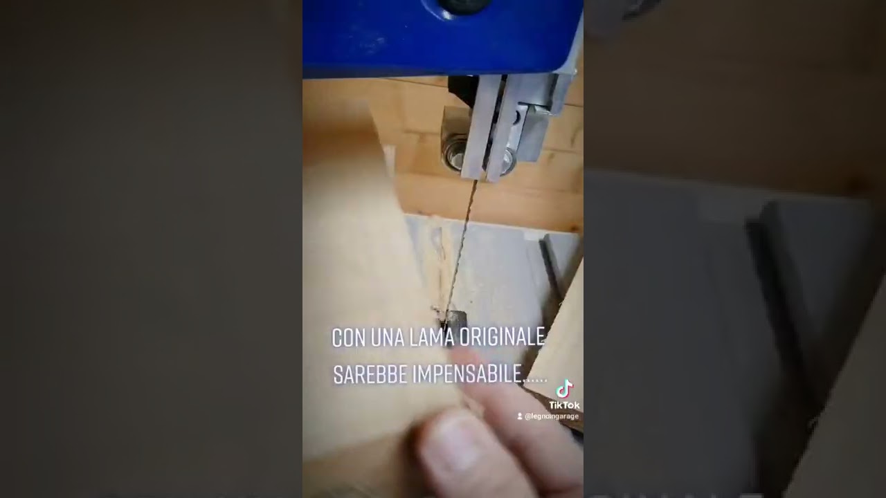 Scheppach hbs261 sega a nastro su legno di olmo e suggerimento lama da taglio