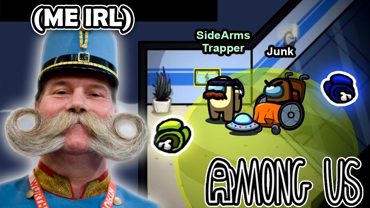 GIVING OUT FREE MOUSTACHE RIDES ON AMONG US
