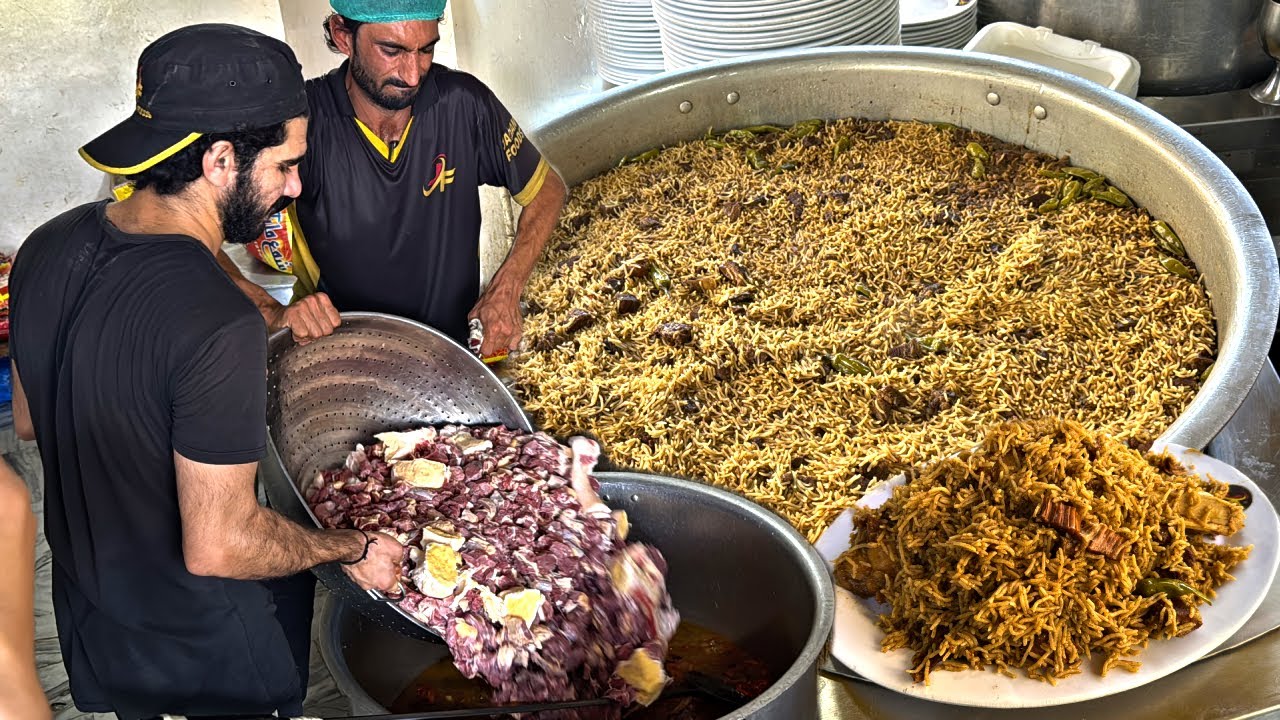 600 KG POPULAR BEEF PULAO MAKING | BEEF PULAO RECIPE | HUGE PULAO MAKING AT PAKISTANI STREET FOOD