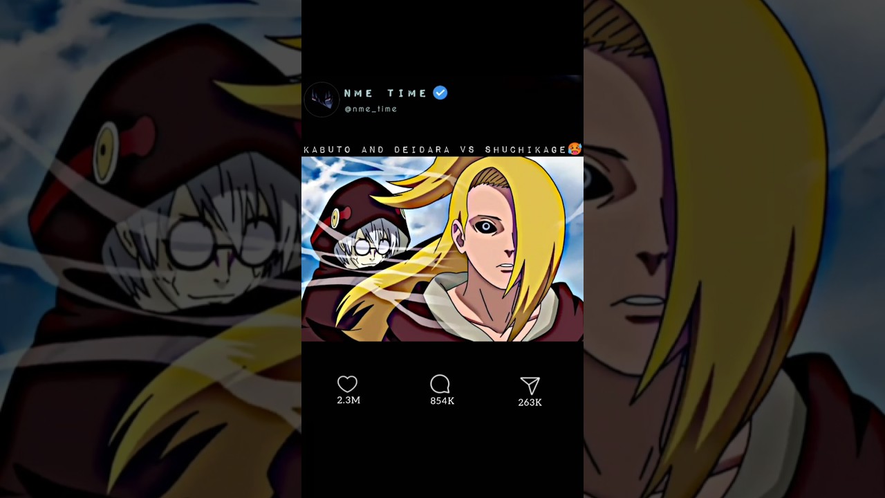 🥵 Kabuto and deidara vs shuchikage 🥵 #animedit #animeshorts #anime #trending