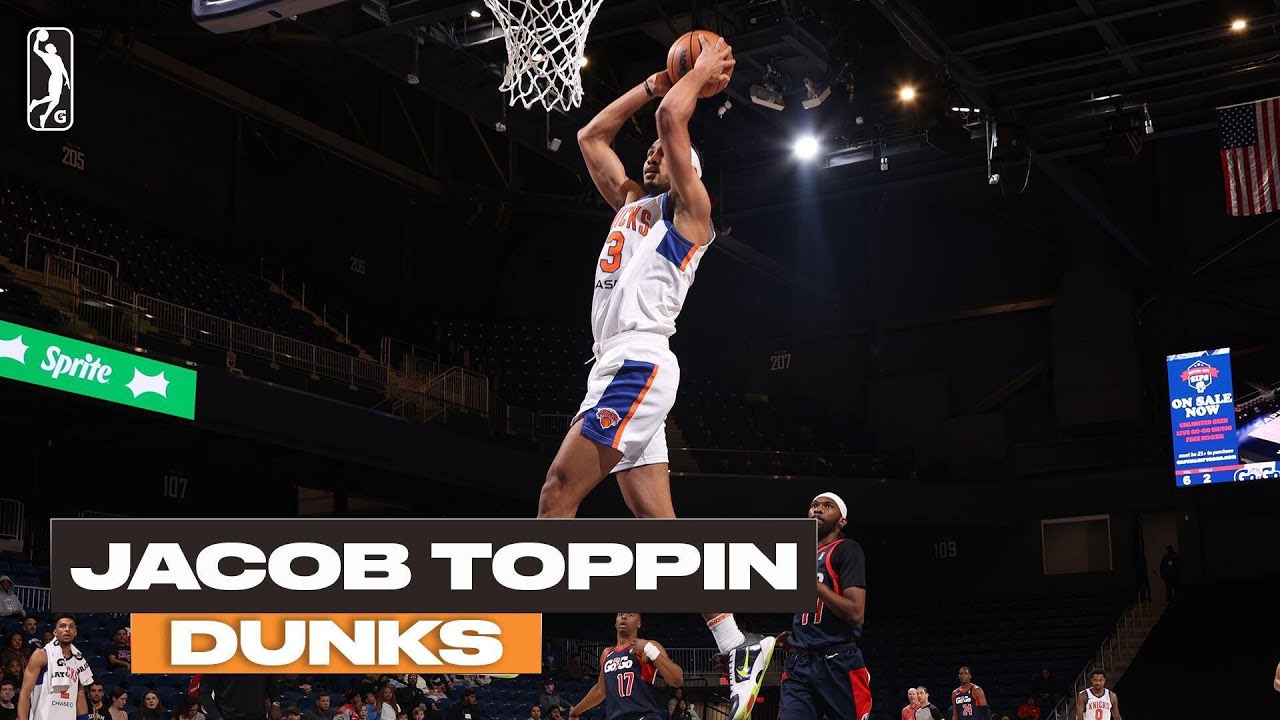 Jacob Toppin's Best Dunks From The 2023-2024 G League Season