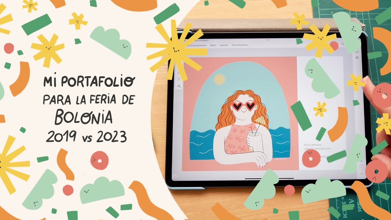 Portafolio de ilustración: Antes, Después y lo que Aprendí (Bologna Children's Book Fair)