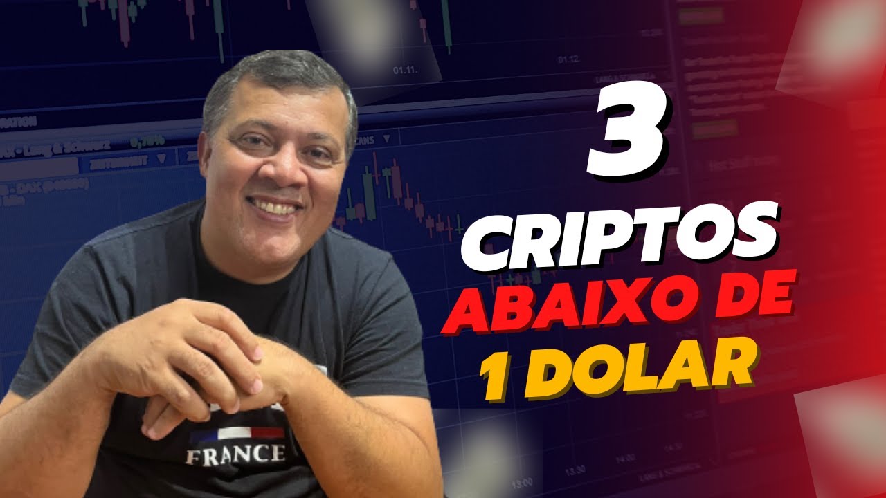 3 CRIPTOMOEDAS ABAIXO DE 1 DOLAR - D&Aacute; PARA INVESTIR NO MERCADO DE CRIPTOMOEDAS COM POUCO DINHEIRO