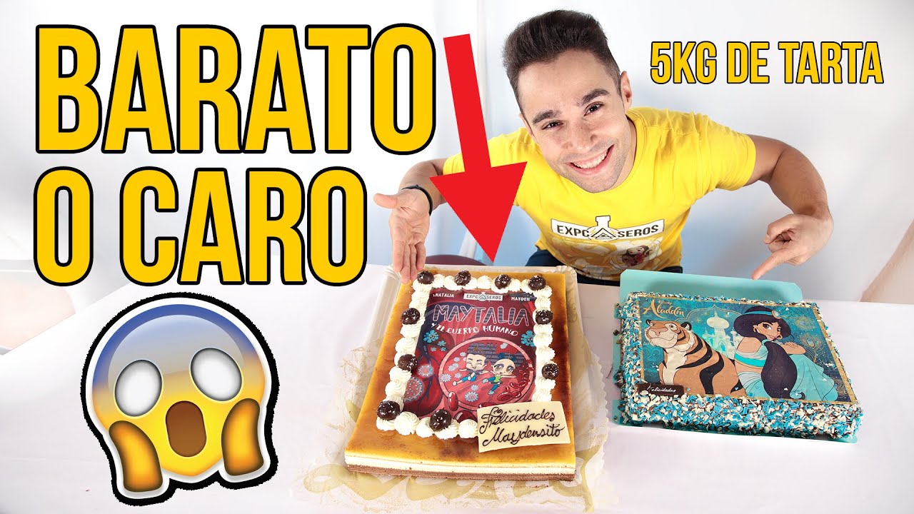 TARTA de cumpleaños BARATA vs CARA ¿Merece LA PENA?