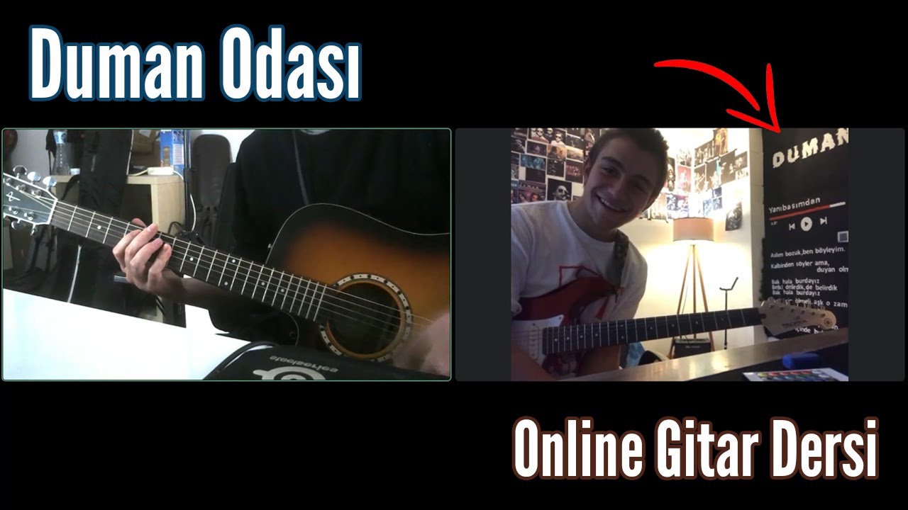 Dumancı Öğrencimle Gitar Online Dersi - Duman Odası ve Ekipmanlar