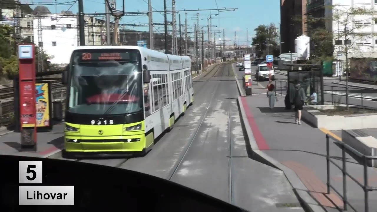 Tramvaje Praha 2025 Linka 5