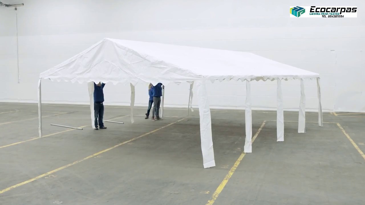 Montaje carpa 6x8 ECO PVC