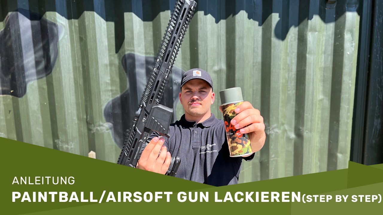 Paintball Markierer / Airsoft Waffen selbst lackieren – Step by Step