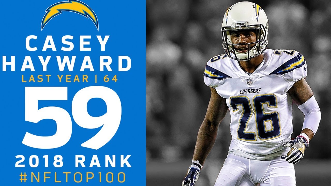 #59: Casey Hayward (CB, Chargers) | Top 100 Players of 2018 | NFL