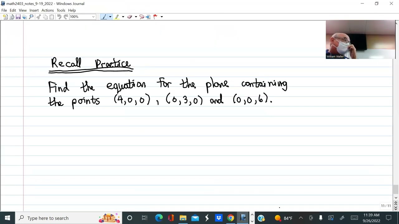 MATH 2403 Lecture 9-26-2022