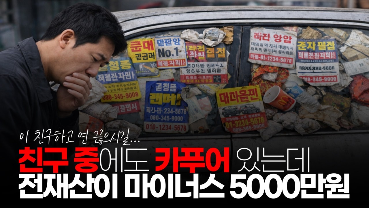 (※시청자댓글) 친구 중에도 카푸어 있는데 외제차에 발목 잡혀서 통장 잔고 마이너스 5000인 걸 보니 한숨 나옵니다. #카푸어 #자동차허세 #마이너스통장