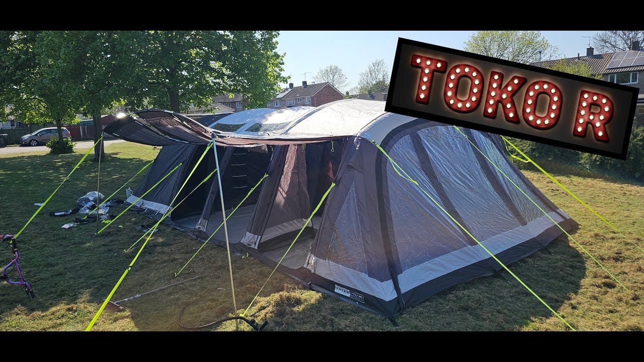 Toko Retreats new tent! Khyam AirTek 8 Pro