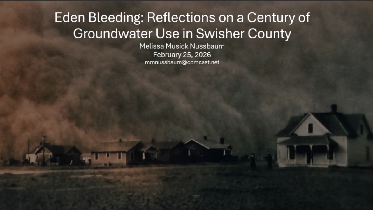 Eden Bleeding: Reflections on a Century of Groundwater Use - Melissa Musick Nussbaum