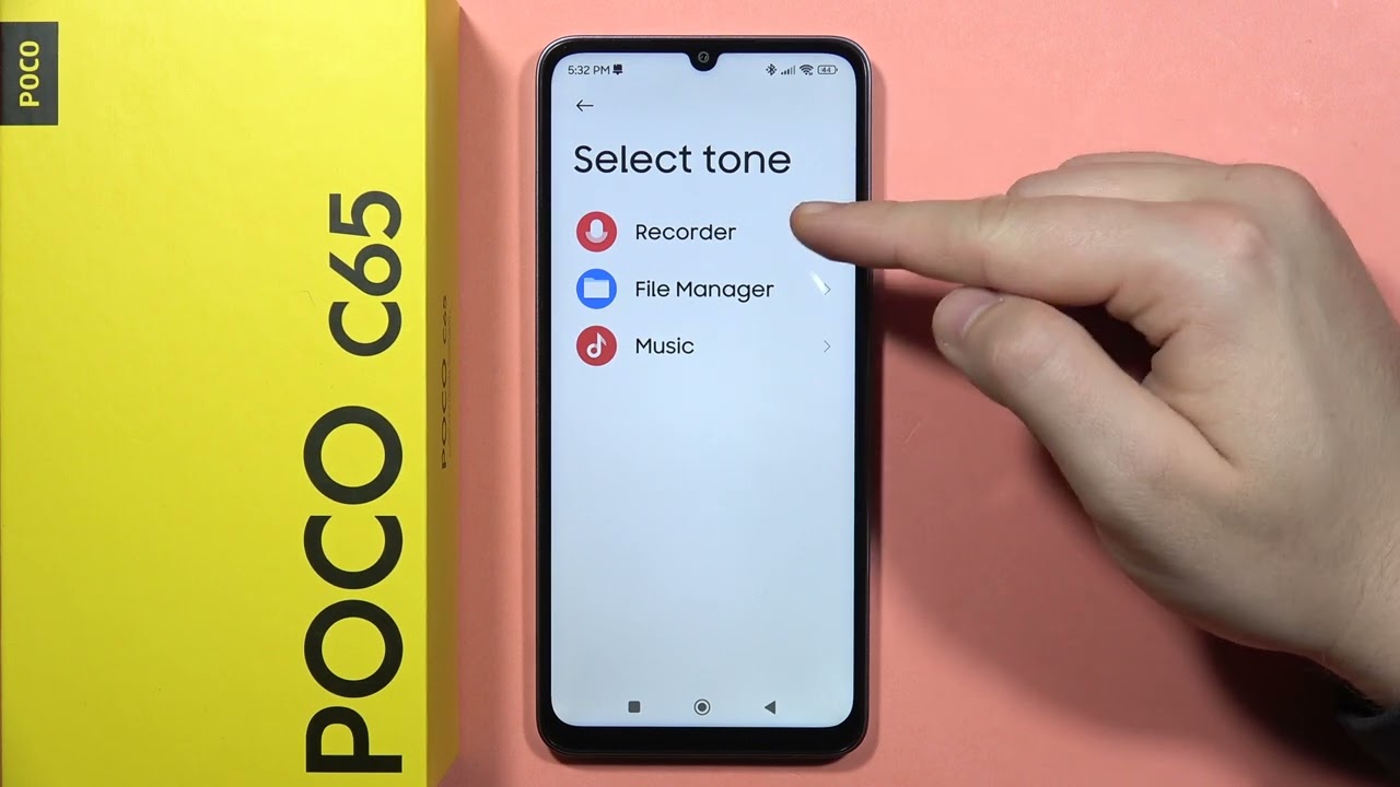POCO C65: Change Ringtone - Set Custom/Default Ringtones #pocophone