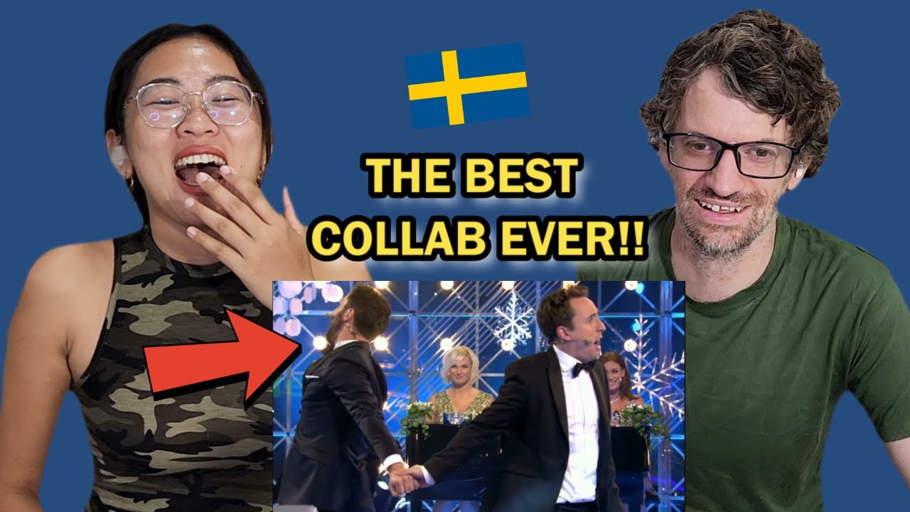 Our Reaction to Per Andersson & Måns Zelmerlöw - Total Eclipse of the Heart  & Stad i Ljus