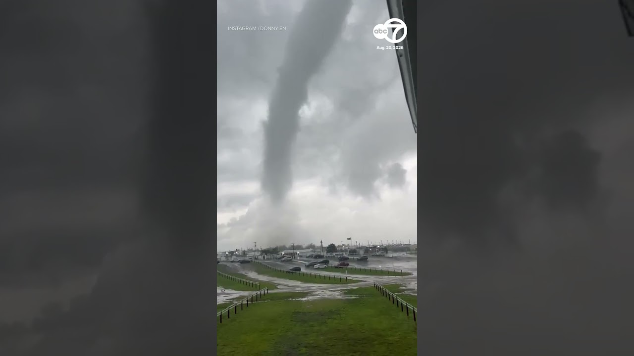 Waterspout forms off south shore of Long Island