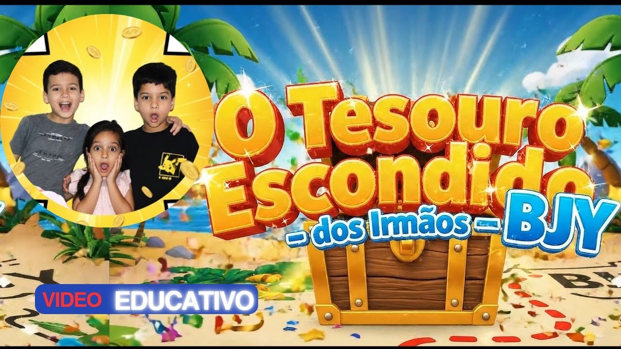 Achamos um Tesouro Escondido! – História Educativa Infantil | BJY