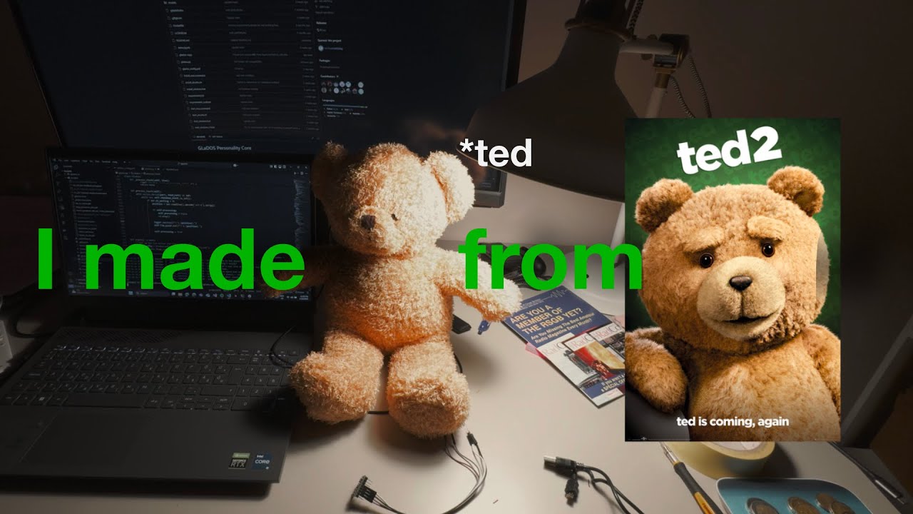 I made an AI teddy bear that can talk and feel (Real life Ted from Ted)