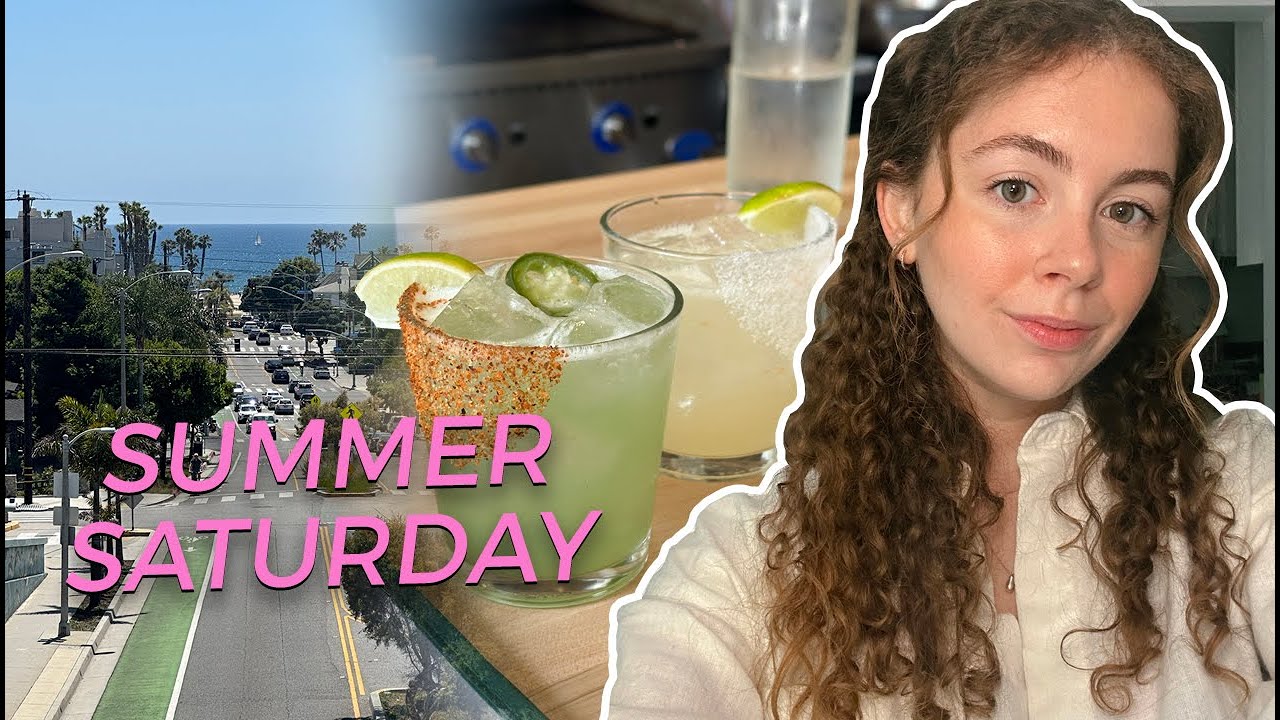SUMMER VLOG! park picnic, margaritas, & my go to summer makeup routine