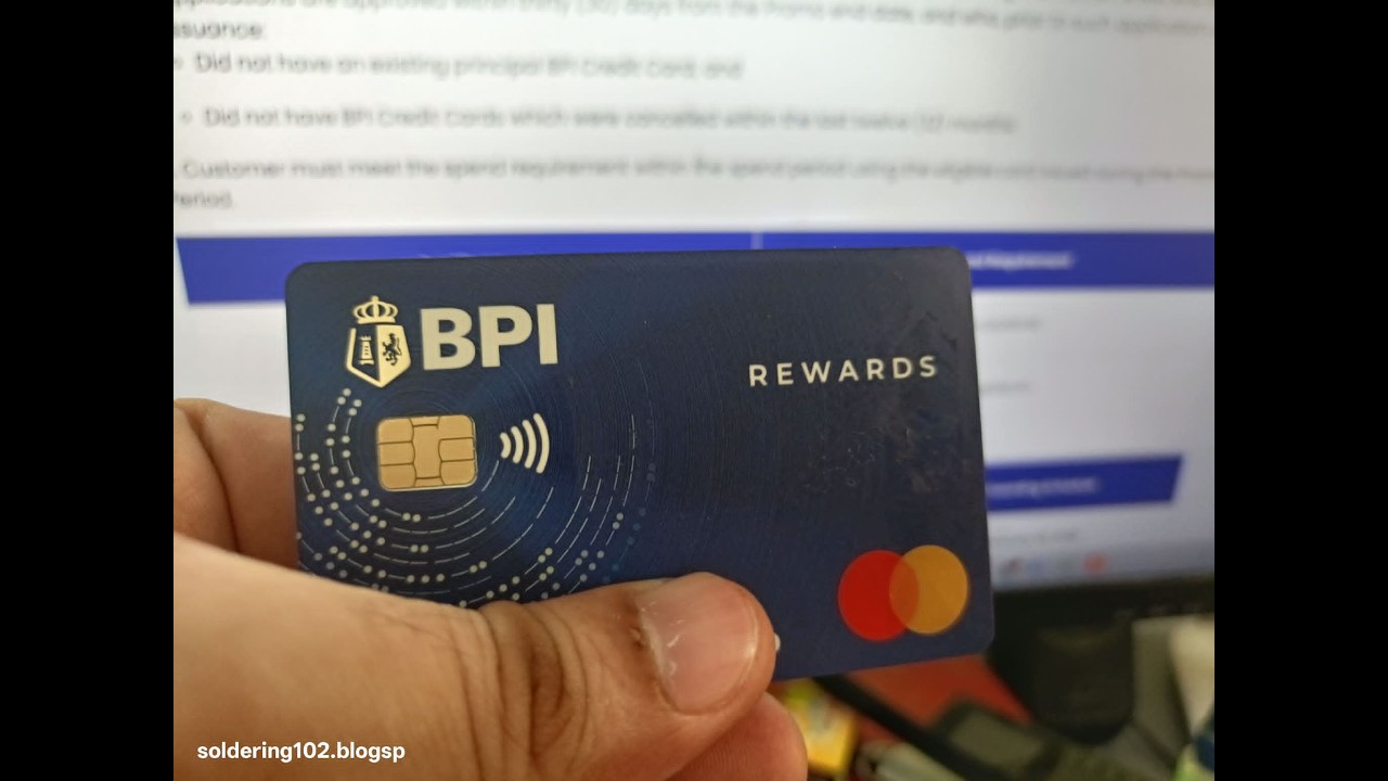 BPI REWARDS Mastercard credit card with no annual fee 2026