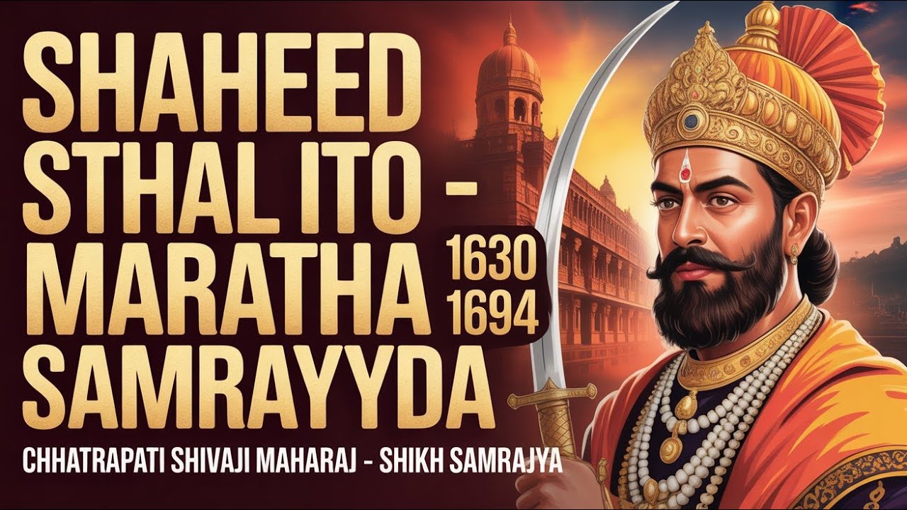 Shaheed Sthal ITO | Maratha Samrajyda (1630 - 1694) | Chhatrapati Shivaji Maharaj | Shikh Samrajya