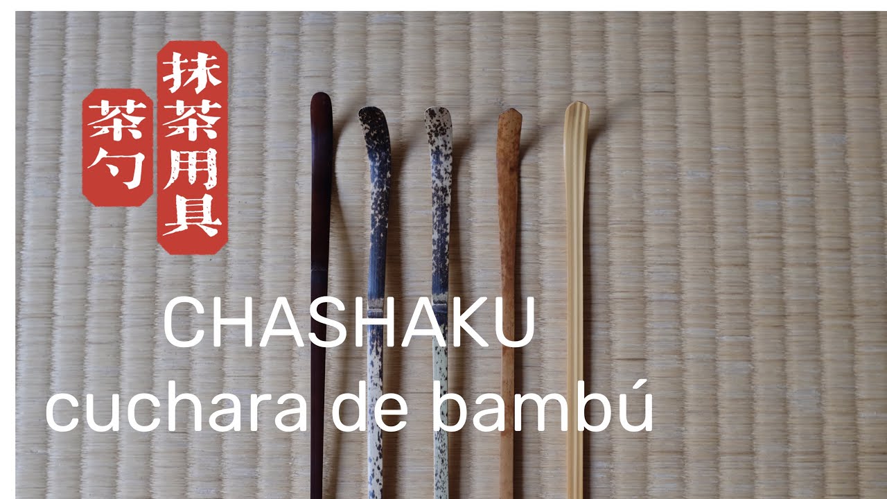 ¿Cómo preparar TÉ MATCHA? #3 chashaku, cuchara de bambú