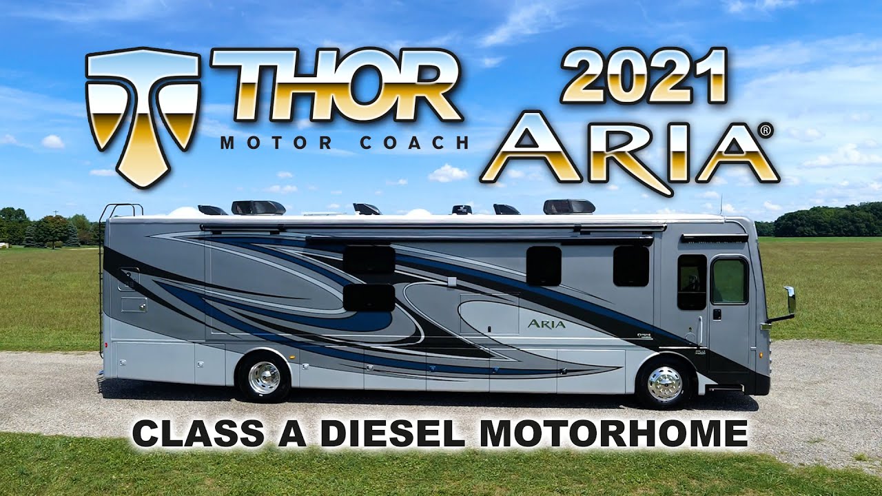 Полный обзор интерьера автодома Thor Aria.