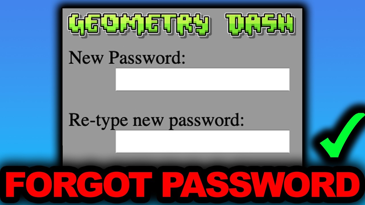 100% SOLVED! Forgot Password Geometry Dash Fix 2026 - Full Guide