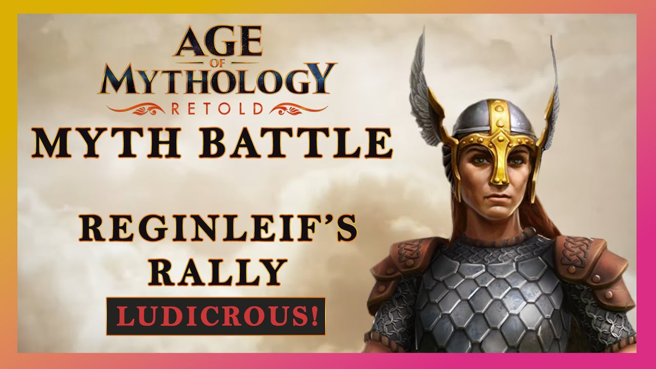 Age of Mythology Retold | LUDICROUS Myth Battle Gameplay Walkthrough - Reginleif's Rally